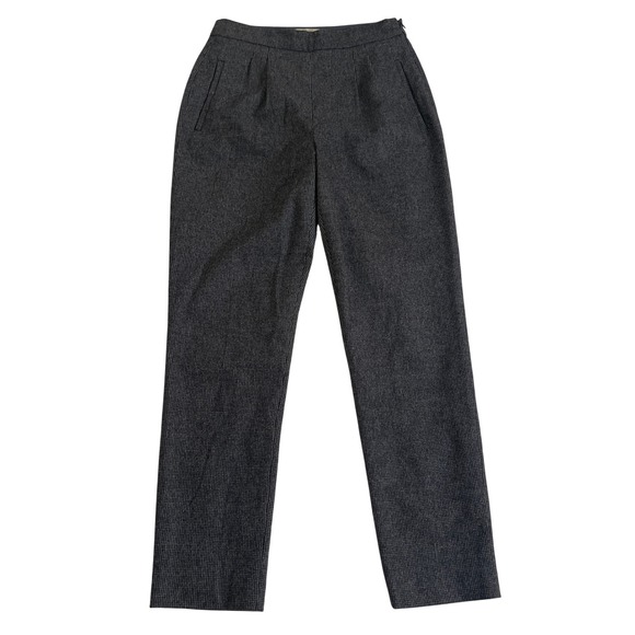 Babaton Pants - Babaton‎ Dress Pants Women 6 Grey Stretch Wool Cashmere Houndstooth